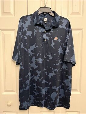 FootJoy Men’s Navy & Slate Camo Polo